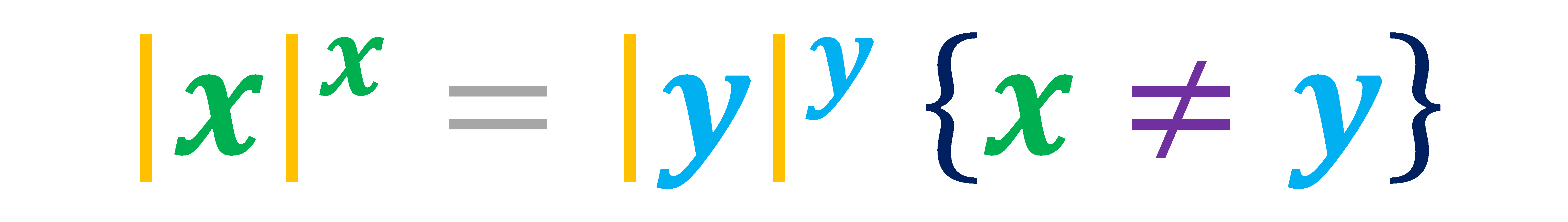 x_x=y_y{x\\neq y}